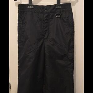 Sport Essentials Junior's Cargo Snow Pants Junior's Ski Pants Black Size 14